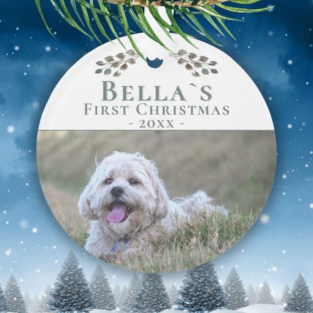 Adorno Foto del primer Mascota de perros de Navidad de ca (Subido por el creador)