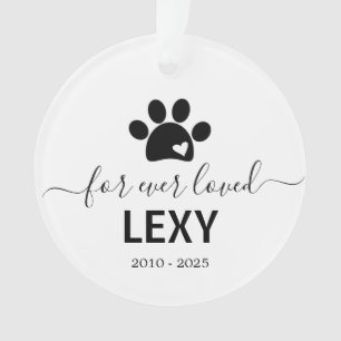 Adorno Foto en homenaje al perro gato