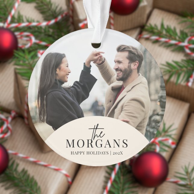 Adorno Foto familiar de Navidades Minimalistas modernos (Subido por el creador)