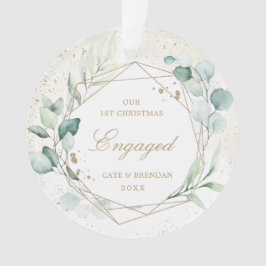 Adorno Foto geométrica con compromiso de Eucalyptus Green