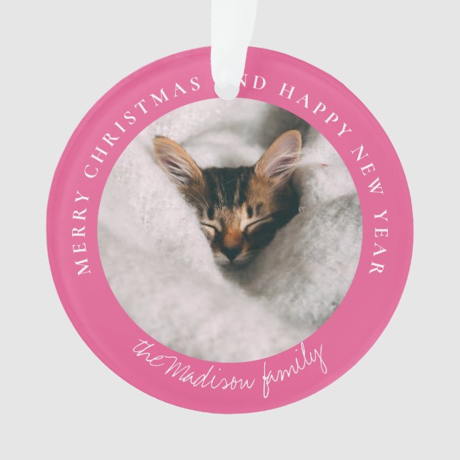 Adorno Foto personalizada de la cabina de sonido clásica (Anverso)