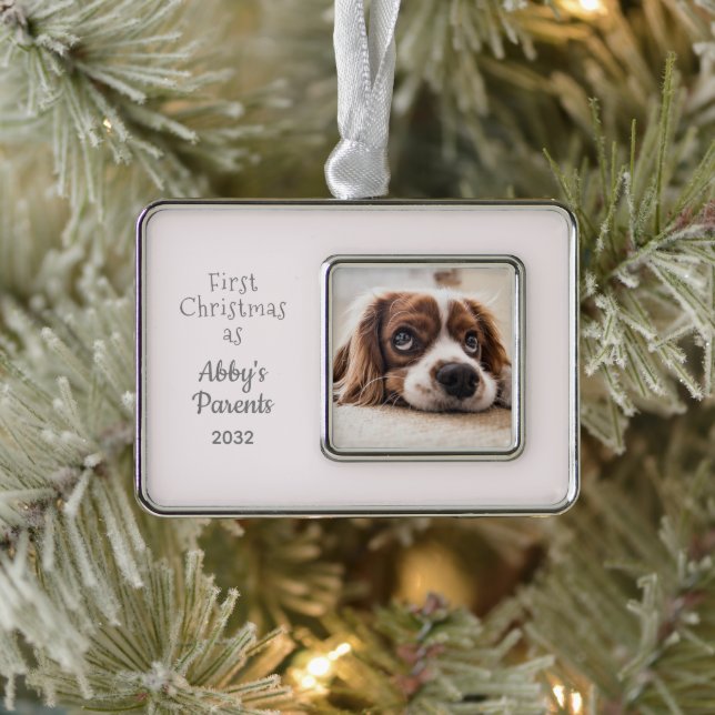 Adorno Foto personalizada de los primeros Navidades de pe (Árbol)