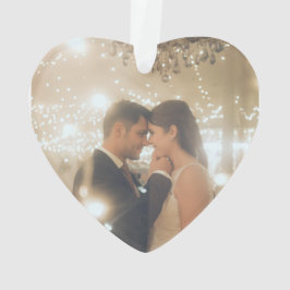 Adorno Foto personalizada de Mr. y Mrs.