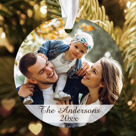 Adorno Foto Personalizado moderna de doble cara