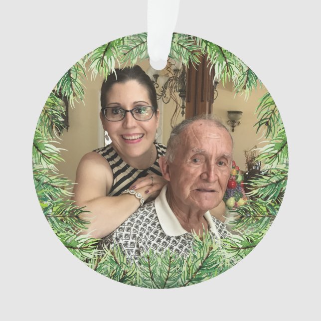 Adorno Foto Personalizado Navidades (Anverso)