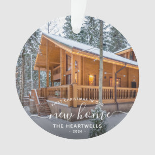 Adorno Foto Primera edición del New Home White Script 202