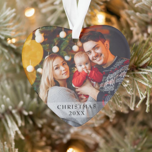 Adorno Foto Primeros copos de nieve de Navidad (Árbol)