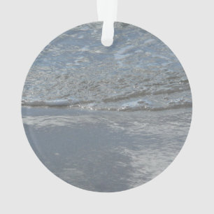 Adorno Fotografía abstracta de agua lamiendo la playa