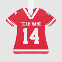 Fotografía de Jersey Rojo de Fútbol Personalizado