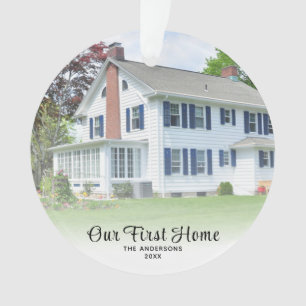 Adorno Fotografía de la casa de nuestros primeros Navidad