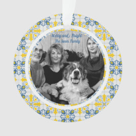 Adorno Fotografía de mosaicos portugueses para Navidades 