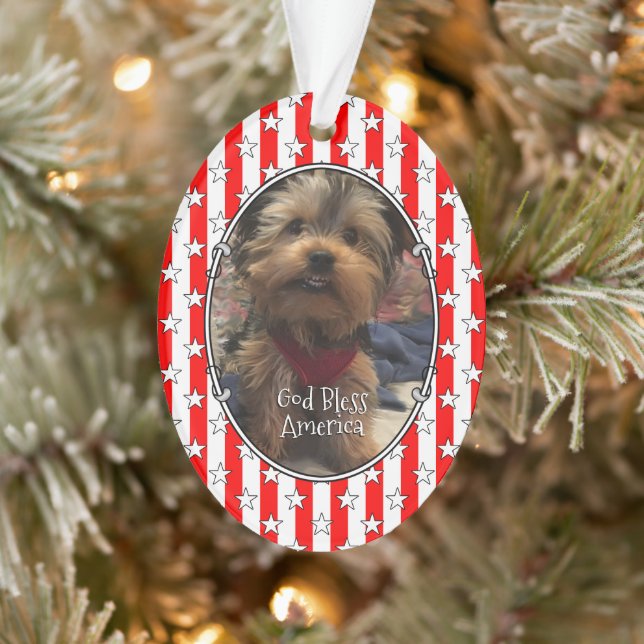 Adorno Fotografía de personalizado Marco Estados Unidos B (Árbol)