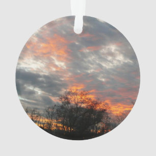 Adorno Fotografía del paisaje natural del atardecer de in