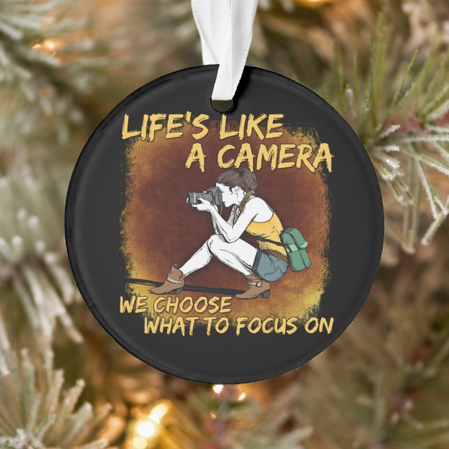 Adorno Fotografía - La vida como un fotógrafo de cámara (Árbol)