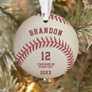 Adorno Fotomontaje de costura de pelota de béisbol vintag