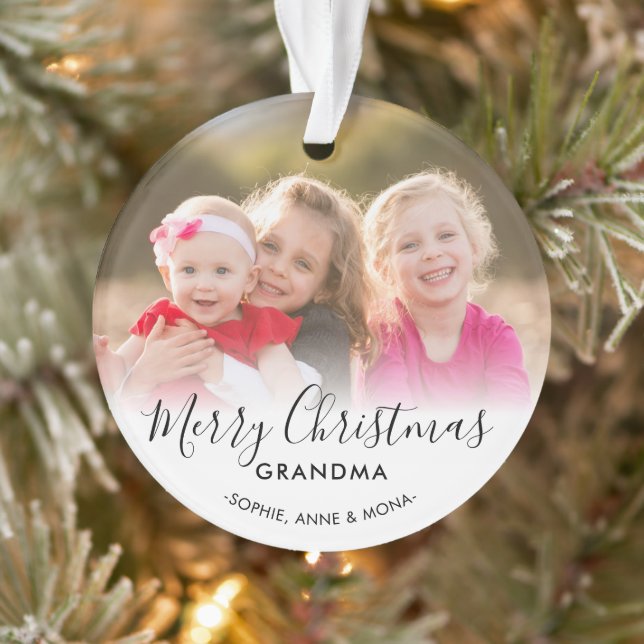 Adorno Fotos de las abuelas de navidad moderna (Árbol)