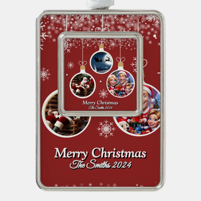 Adorno Fotos familiares divertidas, suaves y modernas (Anverso)