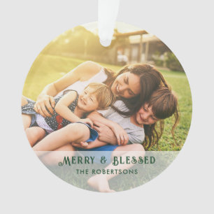 Adorno Fotos familiares modernas Navidades vacaciones Kee