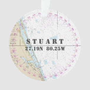 Adorno Fotos náuticas 2-laterales Stuart FL Conmemorativo