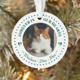 Adorno Fotos y nombres de gatos en memoria para siempre e