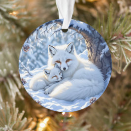 Adorno Foxes Themed Personalized Christmas