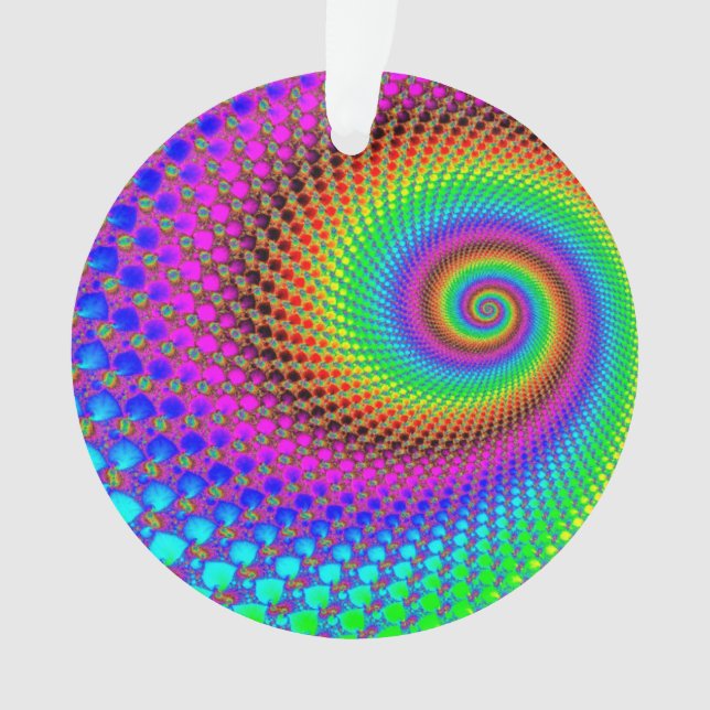 Adorno Fractal espiral abstracta (Anverso)