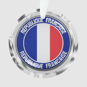 Adorno Francia redonda Emblem