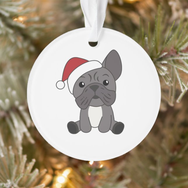 Adorno French Bulldog Christmas Snow Winter Animals (Árbol)