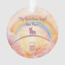 Adorno French Bulldog Rainbow Bridge Ornament