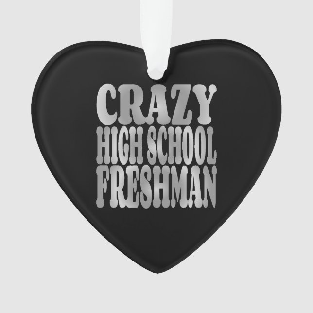 Adorno Freshman, loco estudiante de secundaria, plateado (Anverso)