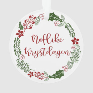 Adorno Frisia Feliz Navidad Wreath, Noflike Krystdagen