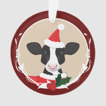 Fun Cow Santa Navidades