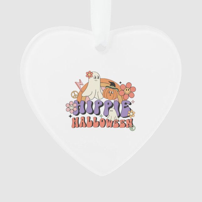 Adorno Fun Halloween Designs Hippie Halloween Retro (Anverso)