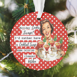 Adorno Funny Christmas Ornament Retro Best Friend Cookie