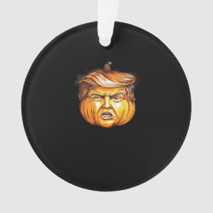 Adorno Funny Halloween Calabaza Parodia política Donald T