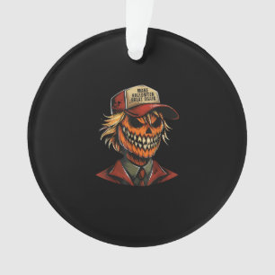 Adorno Funny Trumpkin Calabaza Skeleton hace que Hallowee