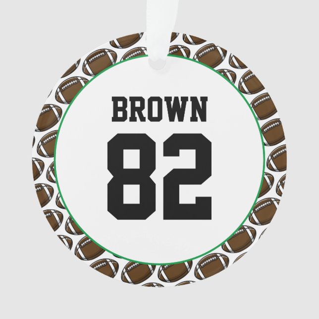 Adorno Fútbol Número Colores equipo Deportes modernos (Anverso)