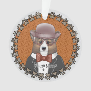 Adorno Gafas Corgi de Gales
