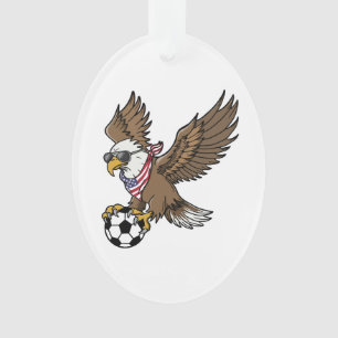 Adorno Gafas de sol águila de fútbol americano frescas vi