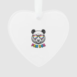 Adorno Gafas de sol de Panda Divertidas Camiseta de Graba