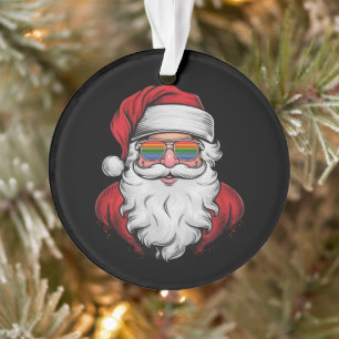 Adorno Gafas de sol de Santa Orgullo Navidad Pijama X-mas
