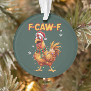 Adorno Gallina divertida F cacareo F Navidad Pollo Gritan