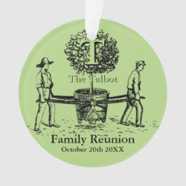Adorno Gardeners Family Reunion ornamet Custom Nombre