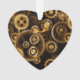 Adorno Gases de bronce de vapor sin soldadura