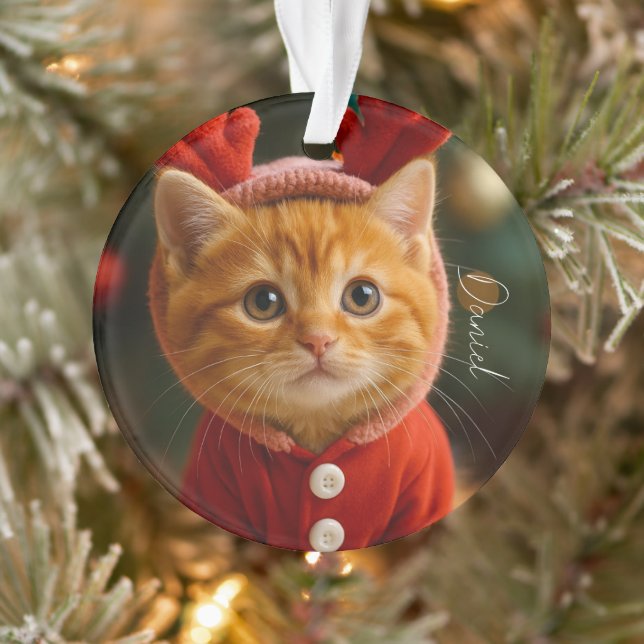 Adorno Gatito Reno (Árbol)
