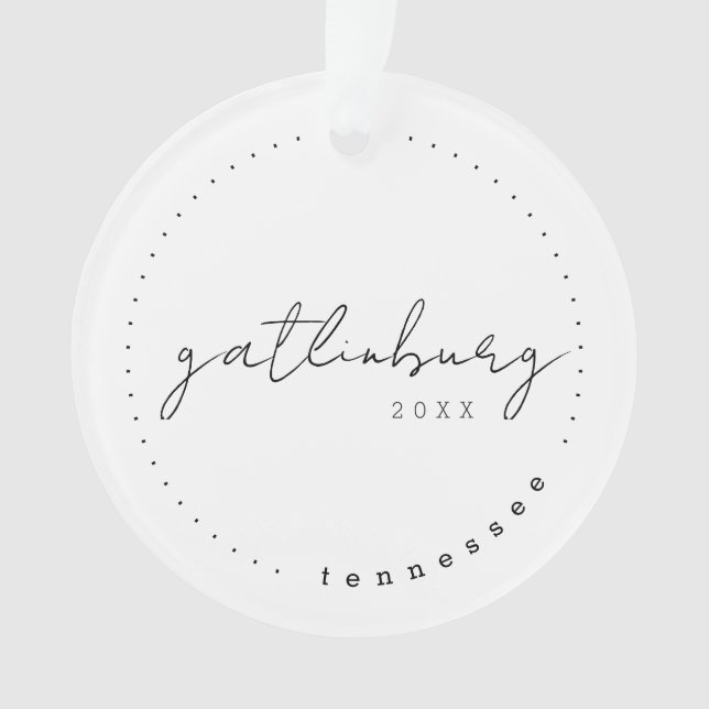 Adorno Gatlingburg, Tennessee Travel Estados Unidos Simpl (Anverso)