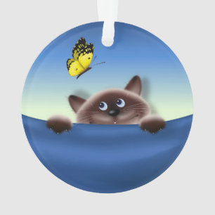 Adorno Gato en bolsillo