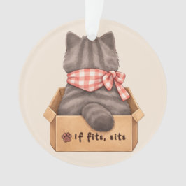Adorno Gato en la caja
