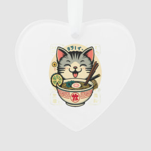 Adorno Gato Fideo Anime Japonés ga Kawaii Gato