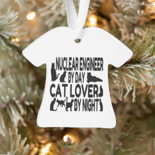 Adorno Gato Lover, ingeniero nuclear